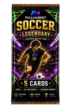 Soccer Legendary - 5 Cards pack